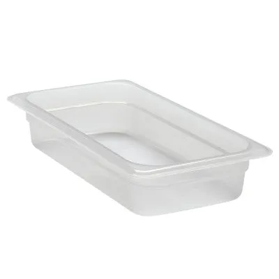 Cambro Translucent Polypropylene Food Insert Pan, Size 1/3