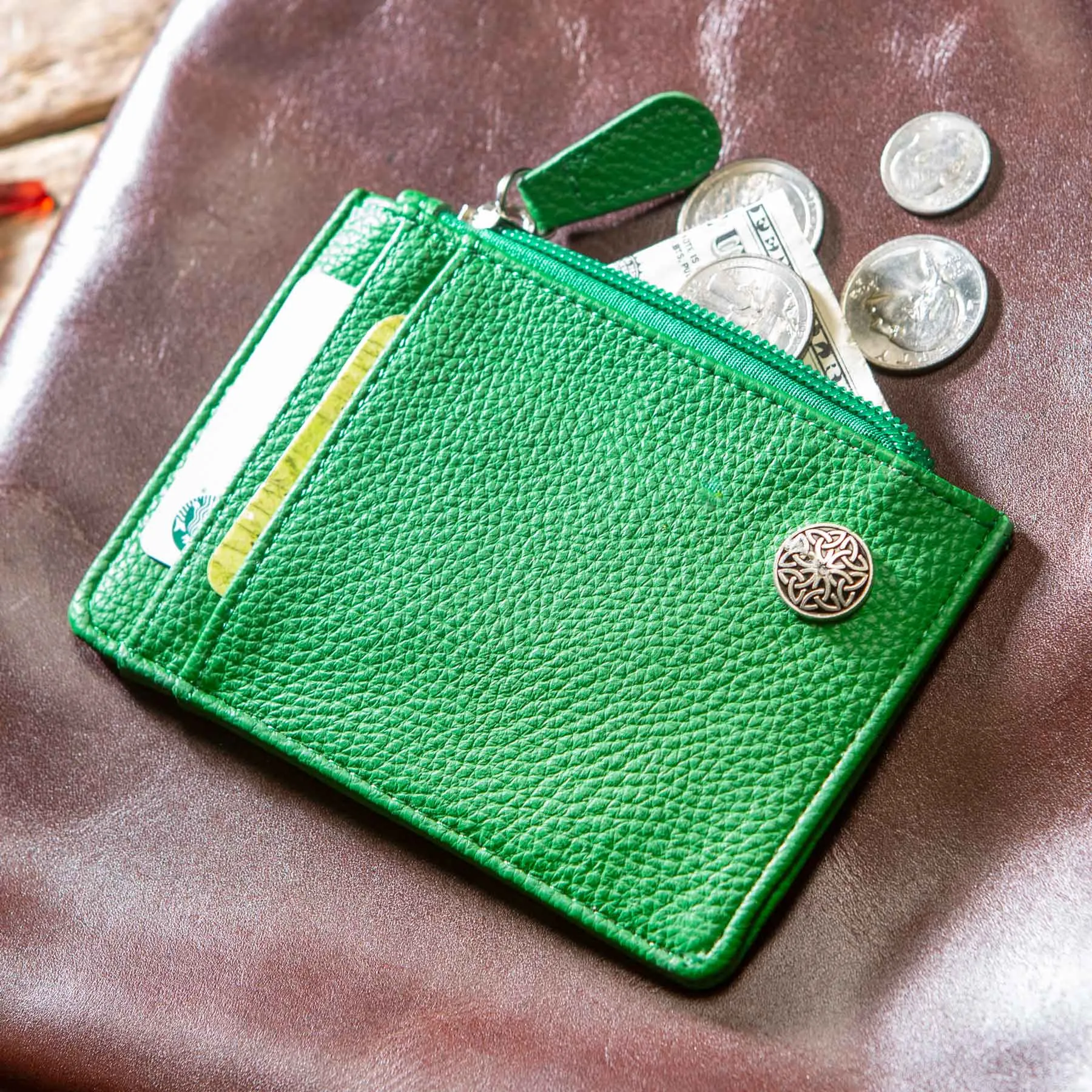 Celtic Knot Card Holder and Coin Purse