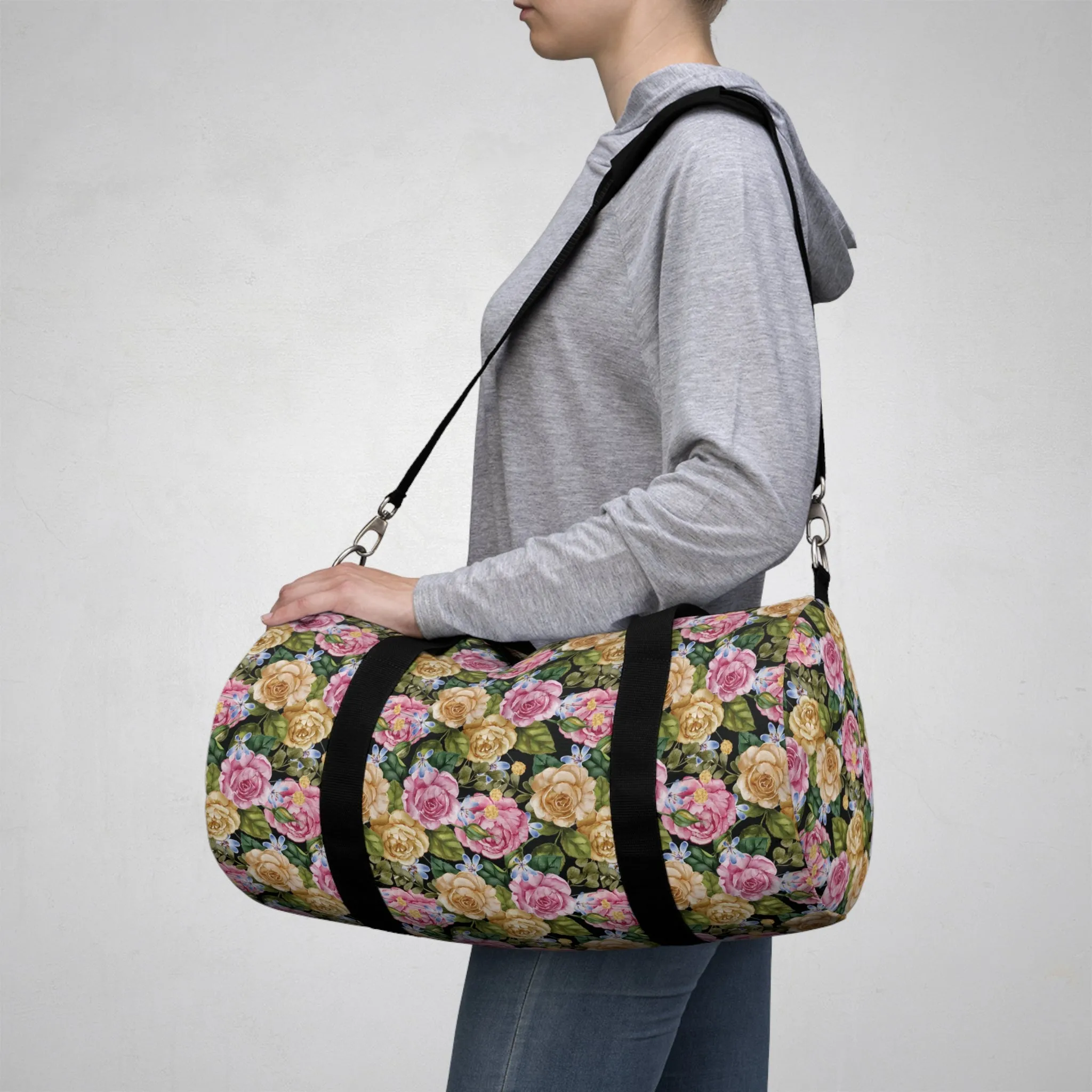 Floral Granny Duffel Bag