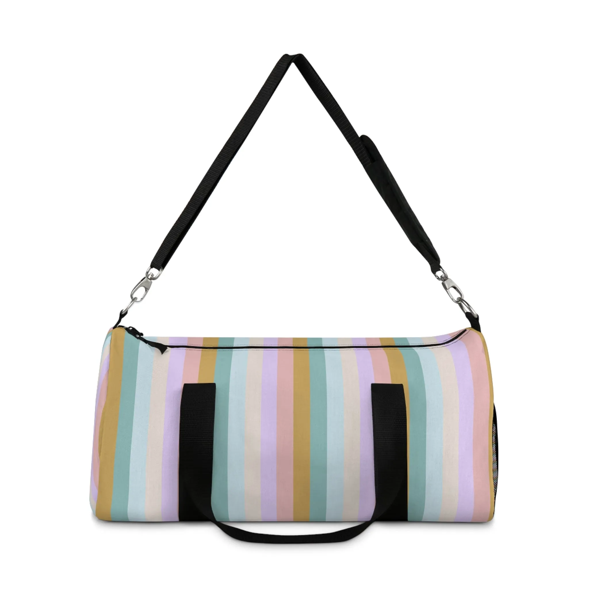 Pastel Rainbo Stripe Duffel Bag