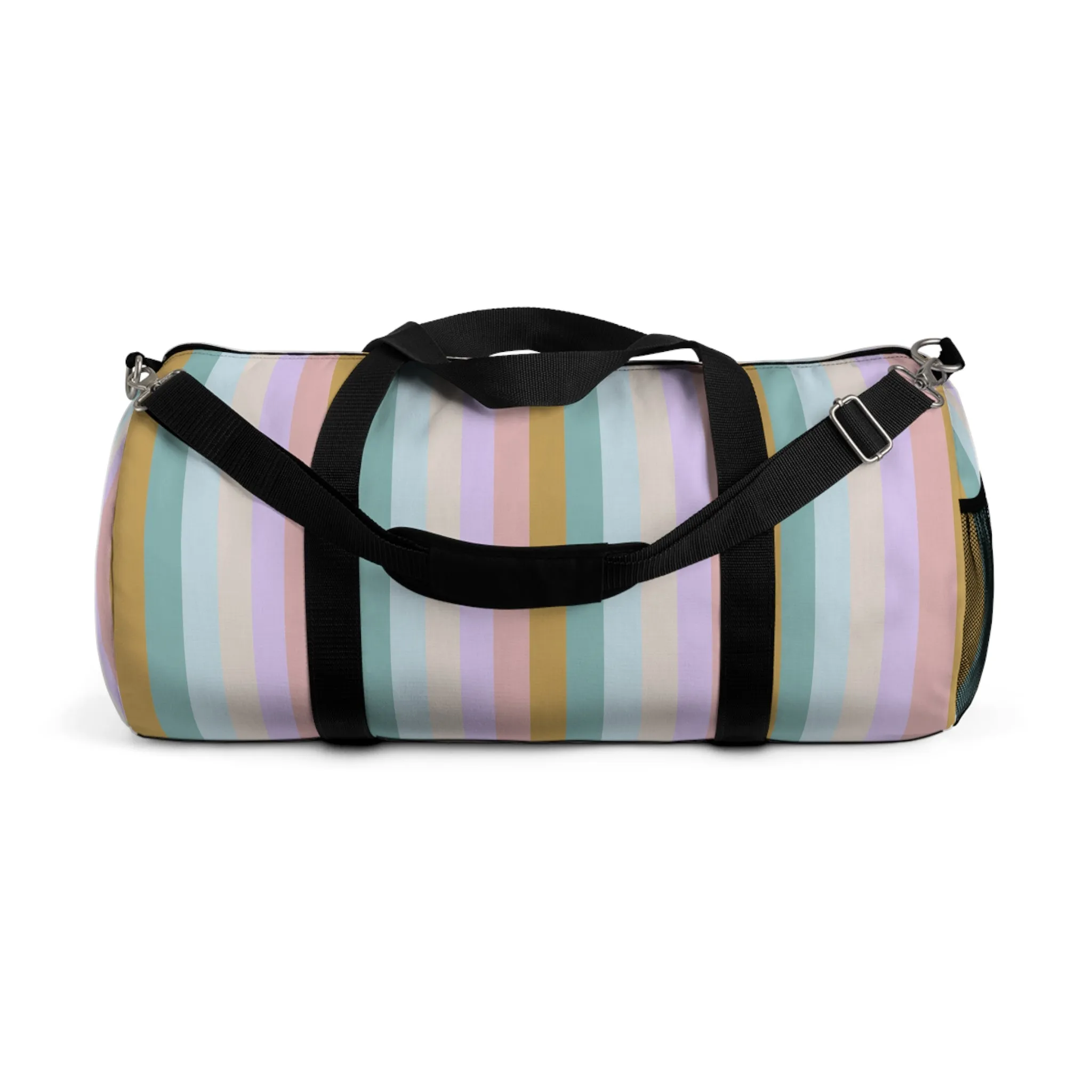 Pastel Rainbo Stripe Duffel Bag