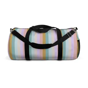 Pastel Rainbo Stripe Duffel Bag
