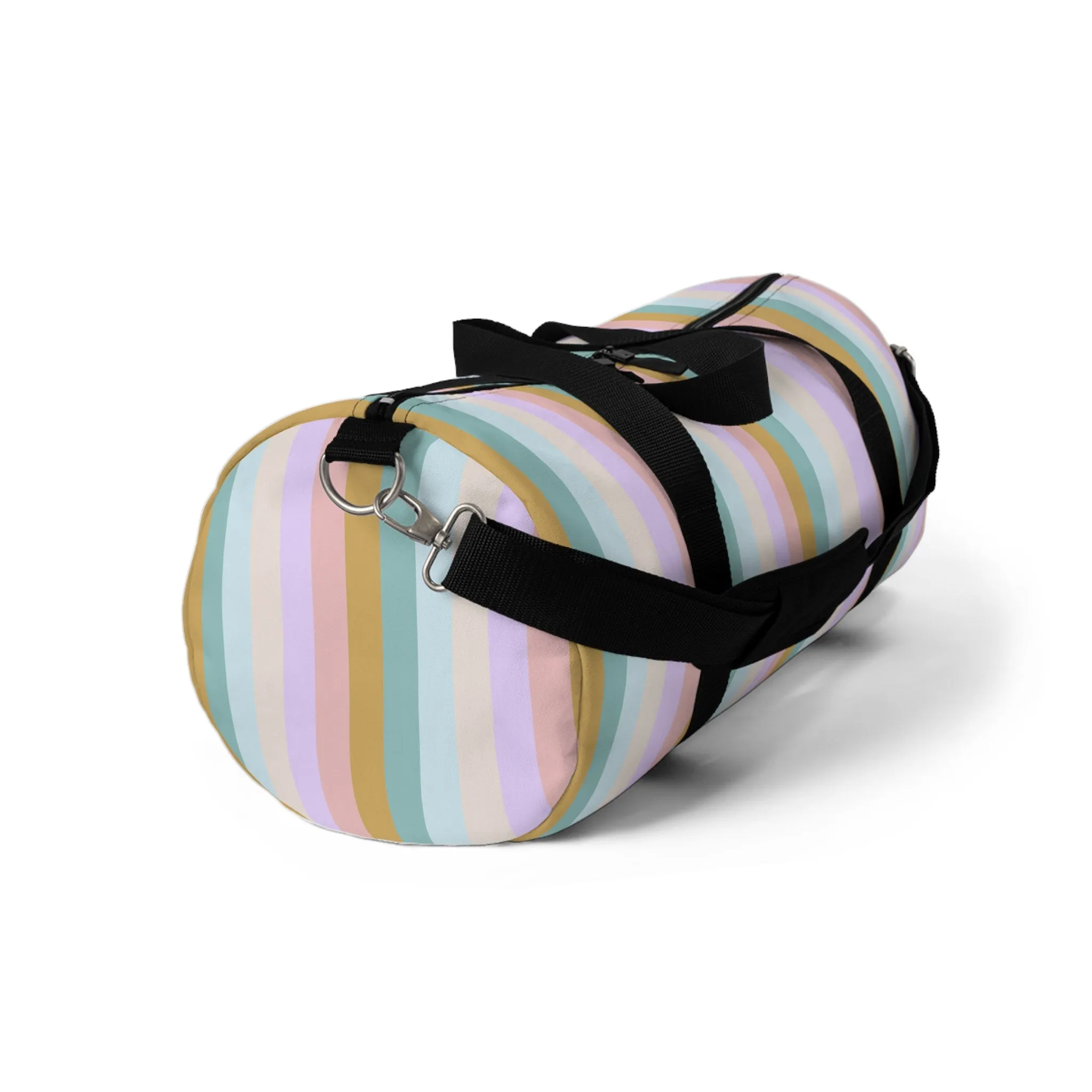 Pastel Rainbo Stripe Duffel Bag