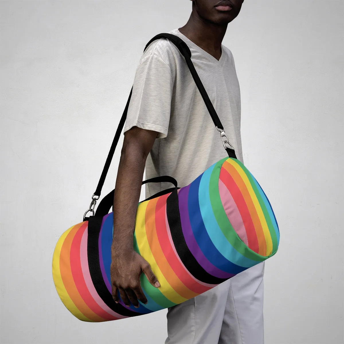 Rainbow Chunk Duffel Bag
