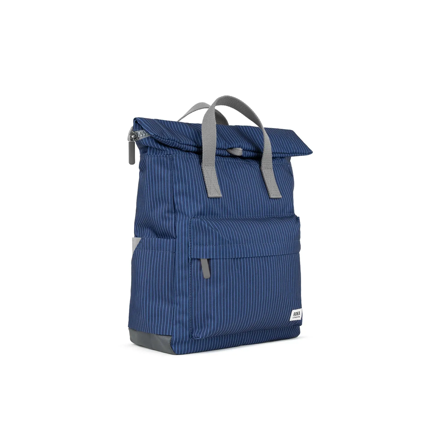 ROKA Canfield B Recycled Canvas Roll-top Backpack – Denim Dark Wash