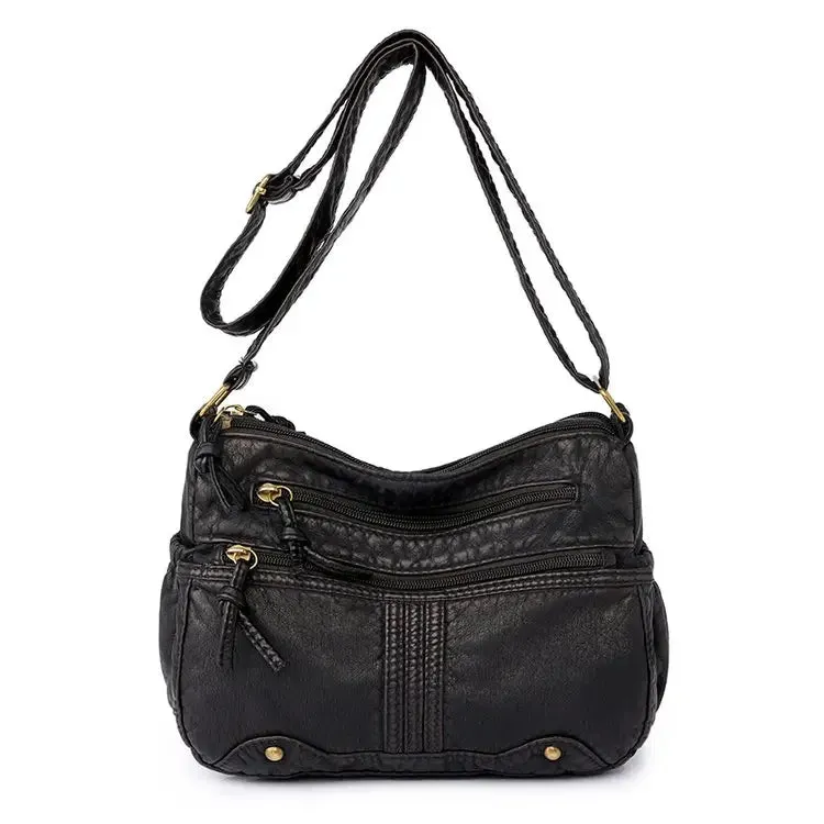 Uniwim Imitation Denim Waterproof Fabric Versatile Shoulder Bags Zipper Women's Crossbody Bags on Sale 2024 High Quality Large Capacity